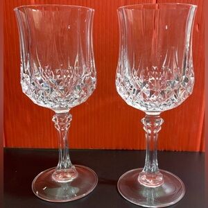 Cristal D' Arques Durand Longchamp Cordial Glass - Lead Crystal Wine Glass (2)